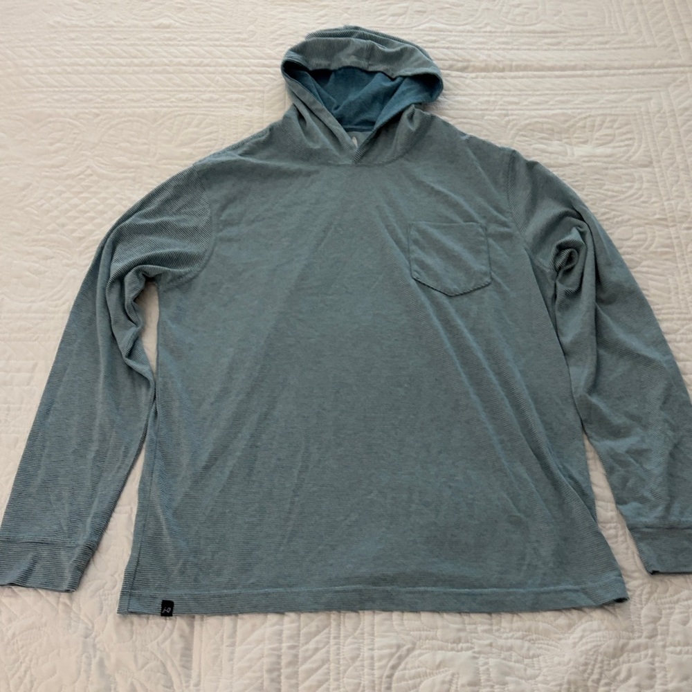 Men’s Johnnie O Gunnar long sleeve pocket hoodie size M